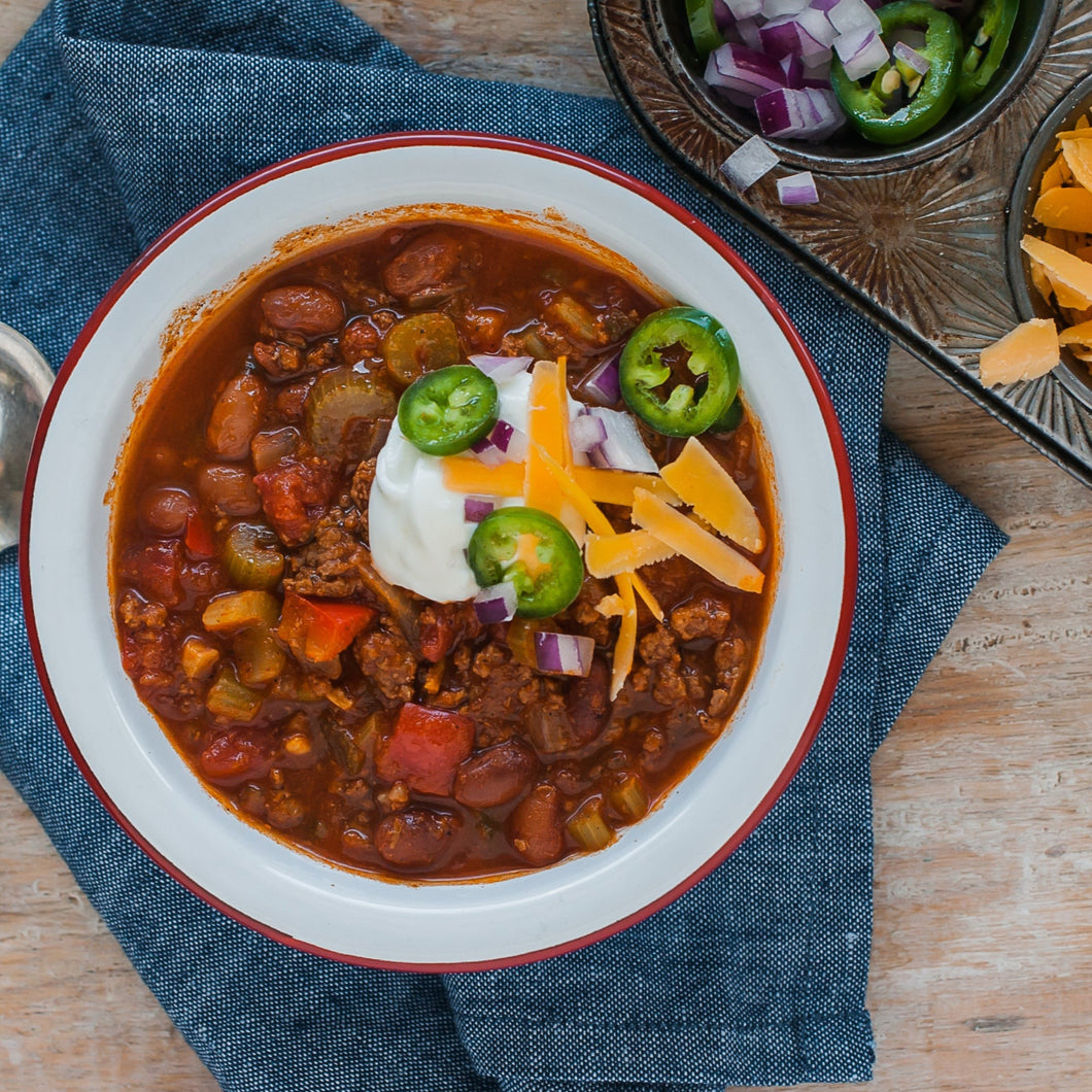 Mom’s Chili with Ground Sirloin